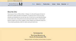 Desktop Screenshot of callegarylaw.com